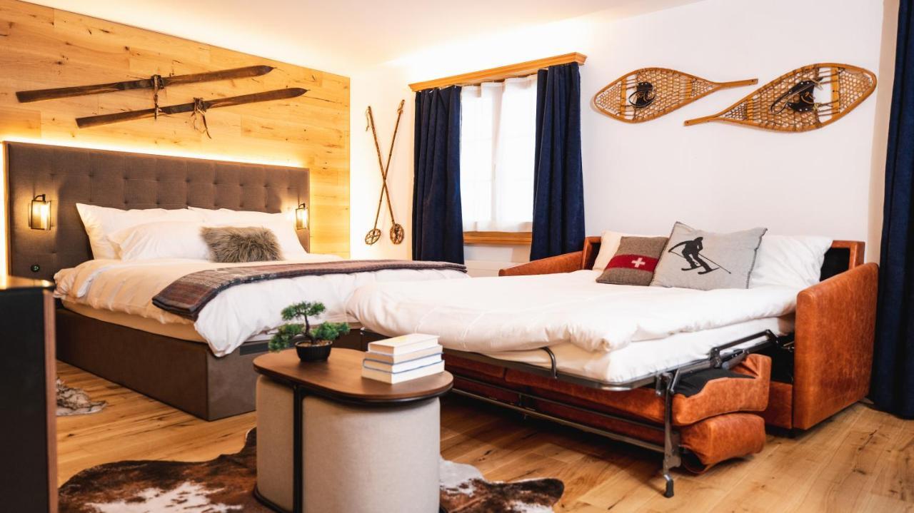 Wunderstay Alpine 3 Chic Studio Central Location Klosters Buitenkant foto