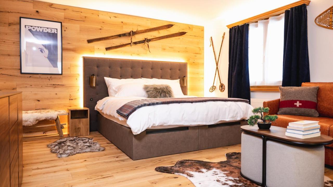 Wunderstay Alpine 3 Chic Studio Central Location Klosters Buitenkant foto