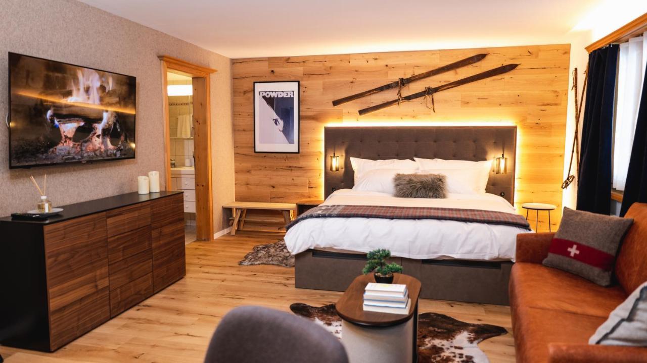 Wunderstay Alpine 3 Chic Studio Central Location Klosters Buitenkant foto